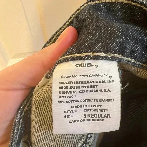 Cruel jeans size 5, great shape, dark wash - Picture 9 of 11